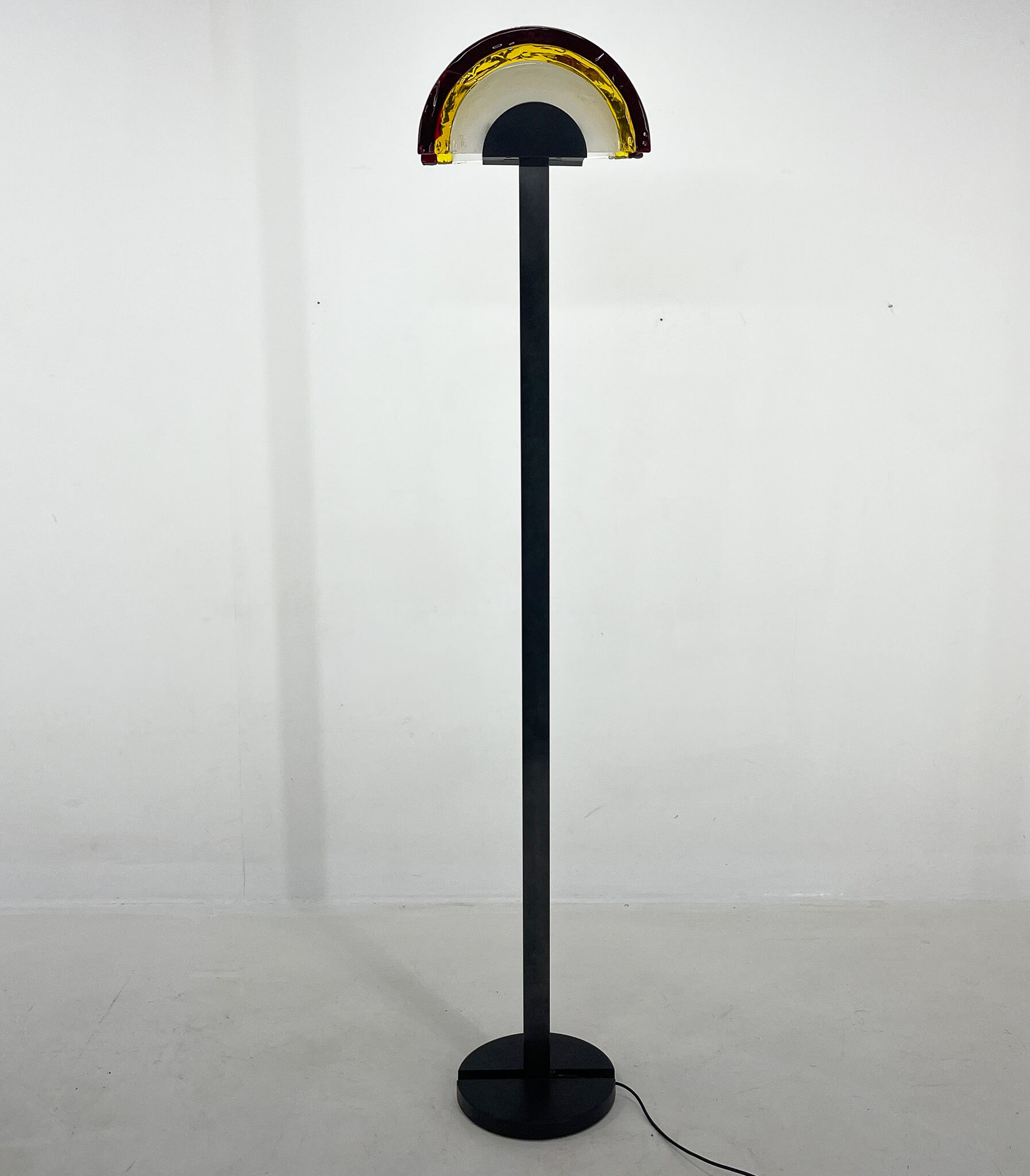 Italian AV Mazzega Floor Lamp, Labelled, 1980