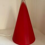 Lamp Teepee SCE cone in vintage red glass 80s