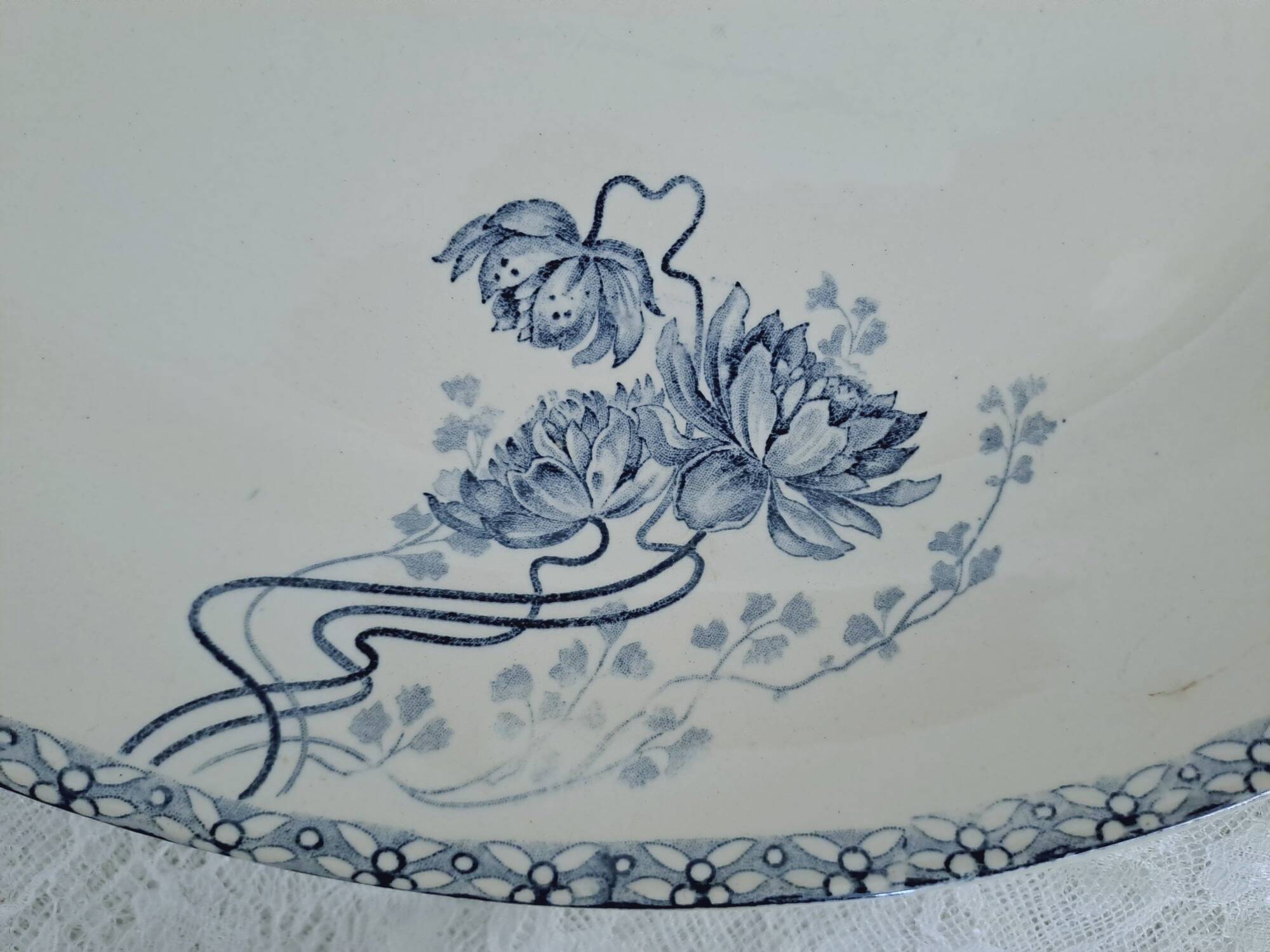 Sarreguemines "Royat" oval dish