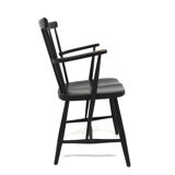 Fauteuil scandinave "Pinnstol" en hêtre, Suède, 1960
