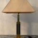 Deknudt lamp in brass, Hollywood Regency style from the 1970s.