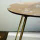 Oval coffee table from the 1950s by Ilse Möbel Germany.