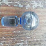 Blue glass liquor decanter