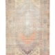 4x6 Rug For Kitchen Handmade Wool Vintage Rug, 112x196Cm SK 3865