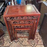 Nesting table Red wood