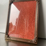Metal gold & copper colored vintage picture frame brass