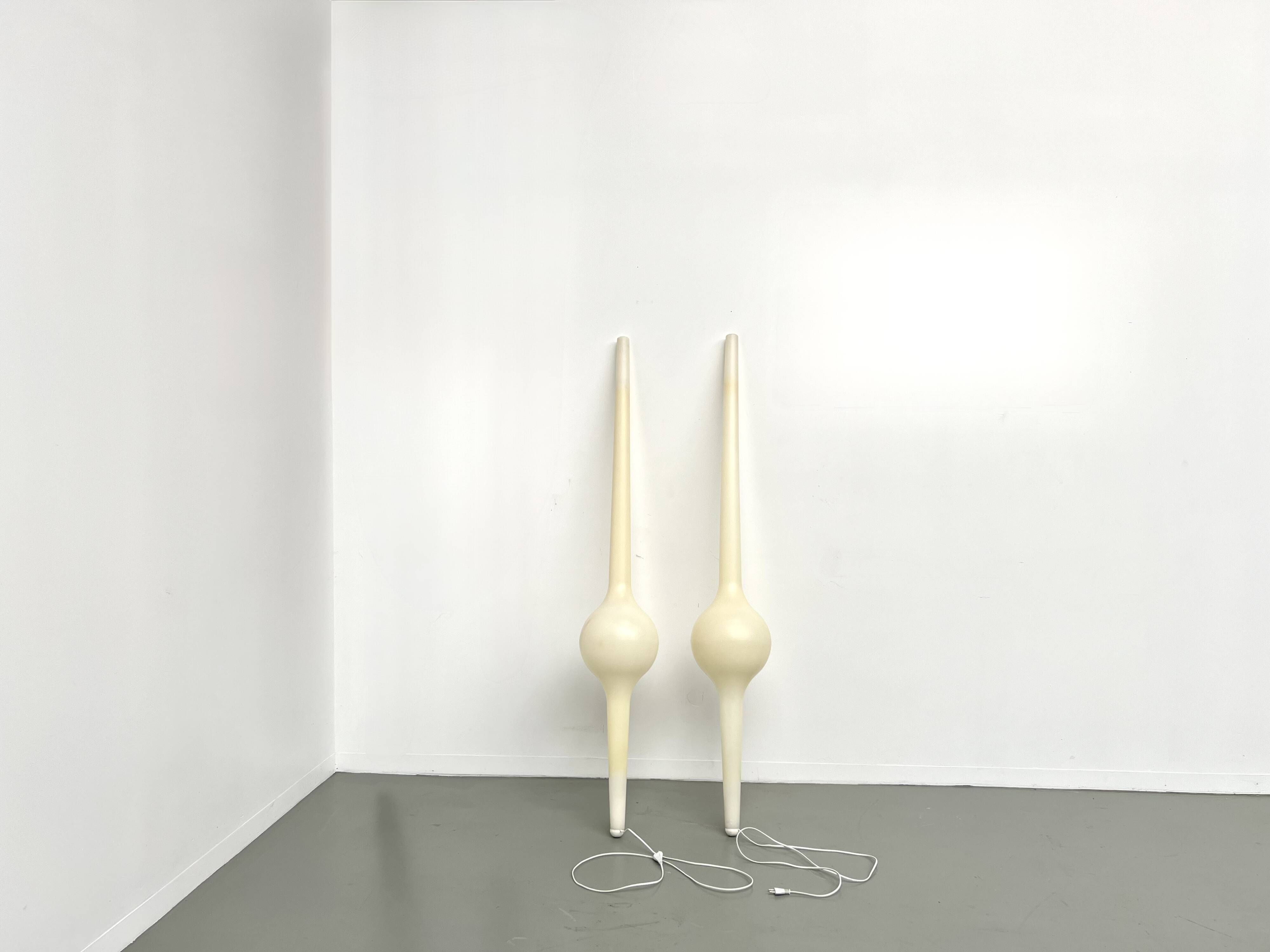 Pair of Michael Young Sticklight Lamps