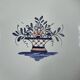 plate decorative plate Rouen Handmade