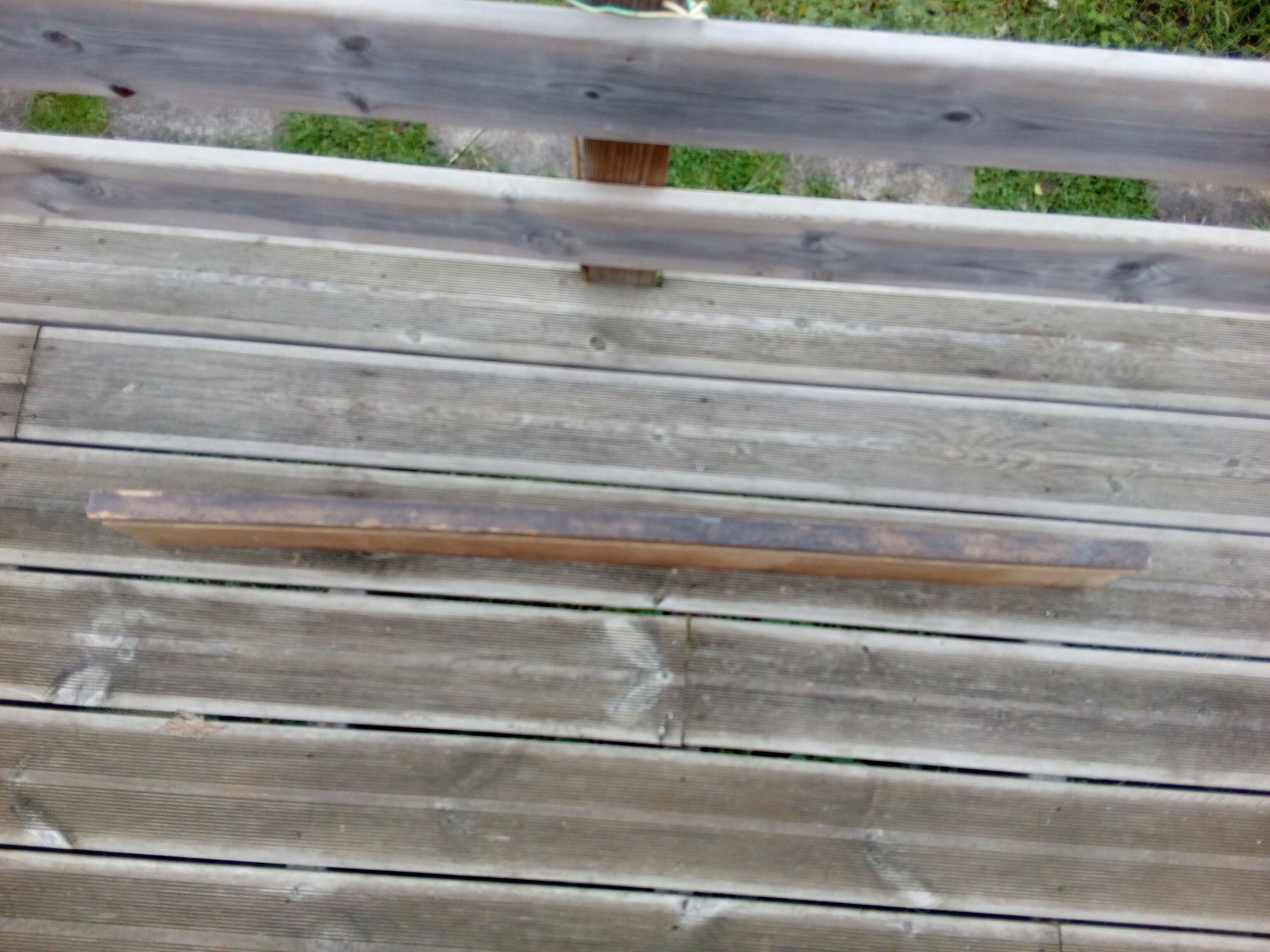 Carved front in solid wood