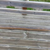 Carved front in solid wood