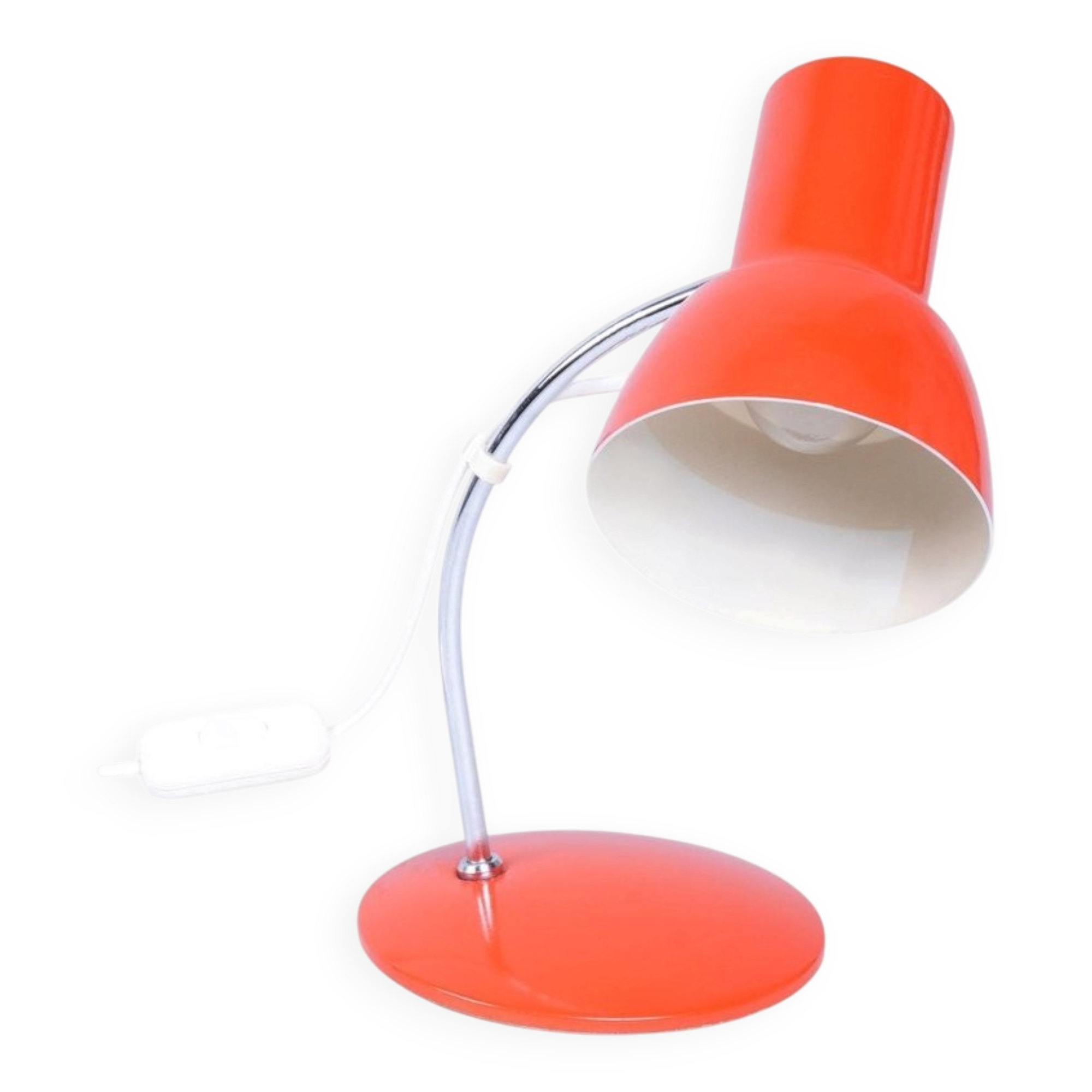 Mid-Century Czech Chrome Table Lamp attributed to J. Hůrka for Napako, 1960s