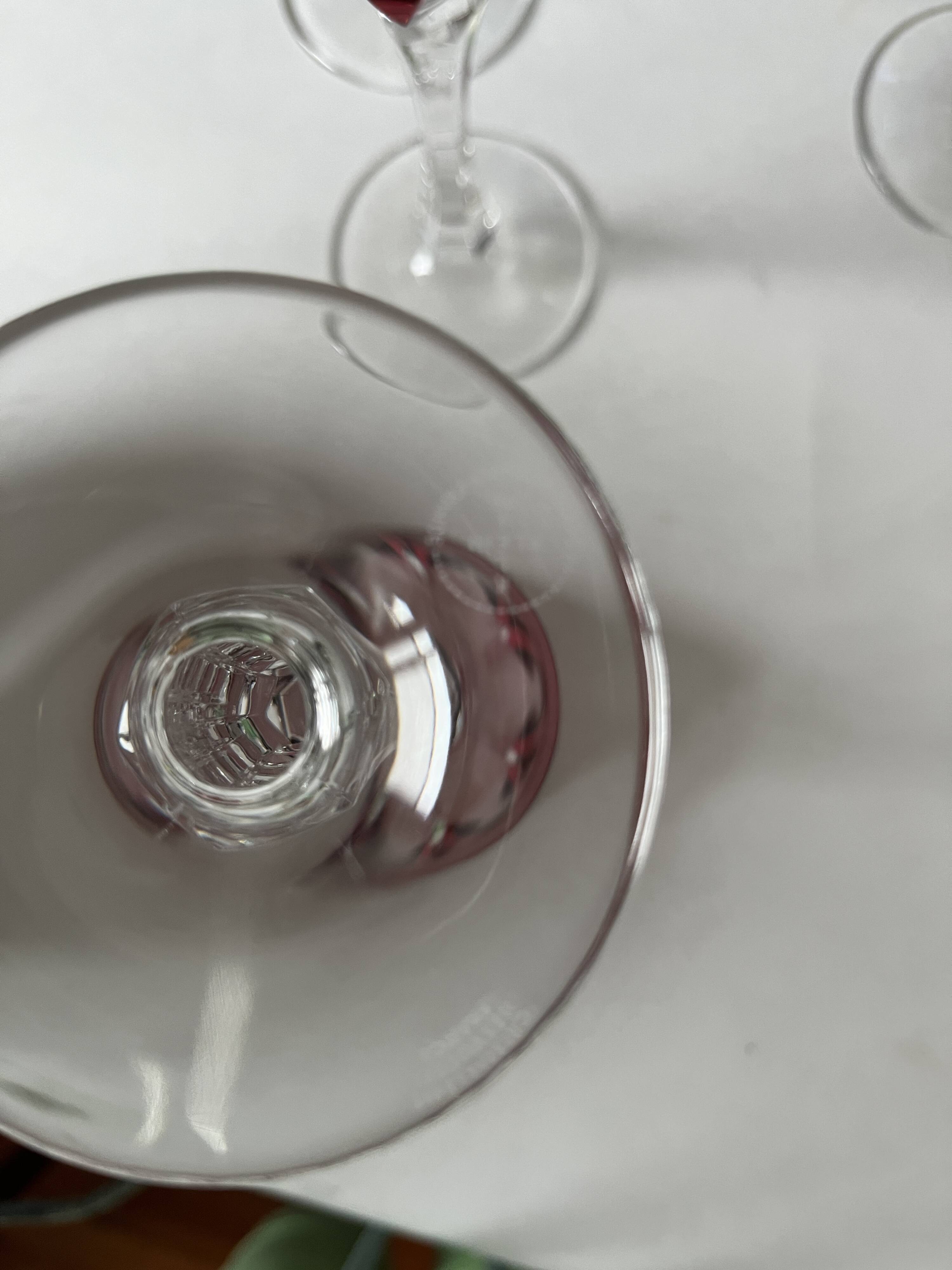 Roemer Crystal stemmed glasses, France color, XL