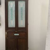Porte d'entrée de style Art Déco en bois massif XX siècle