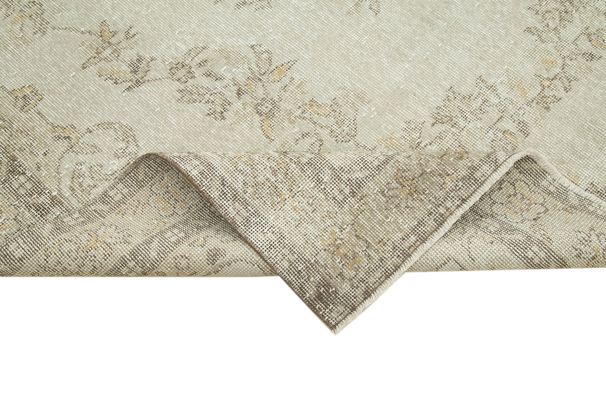 Handmade Unique Oriental Beige Rug 189 cm x 307 cm - 36637