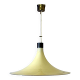 Murano glass and brass ceiling lamp, 1970s.