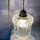 Vintage glass table or hanging lamp
