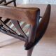 Pair of Danish Grete Jalk armchairs model Poul Jeppesen 56 in rosewood Denmark.