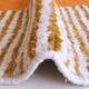 Contemporary Orange Runner Rug - 351 x 97 cm