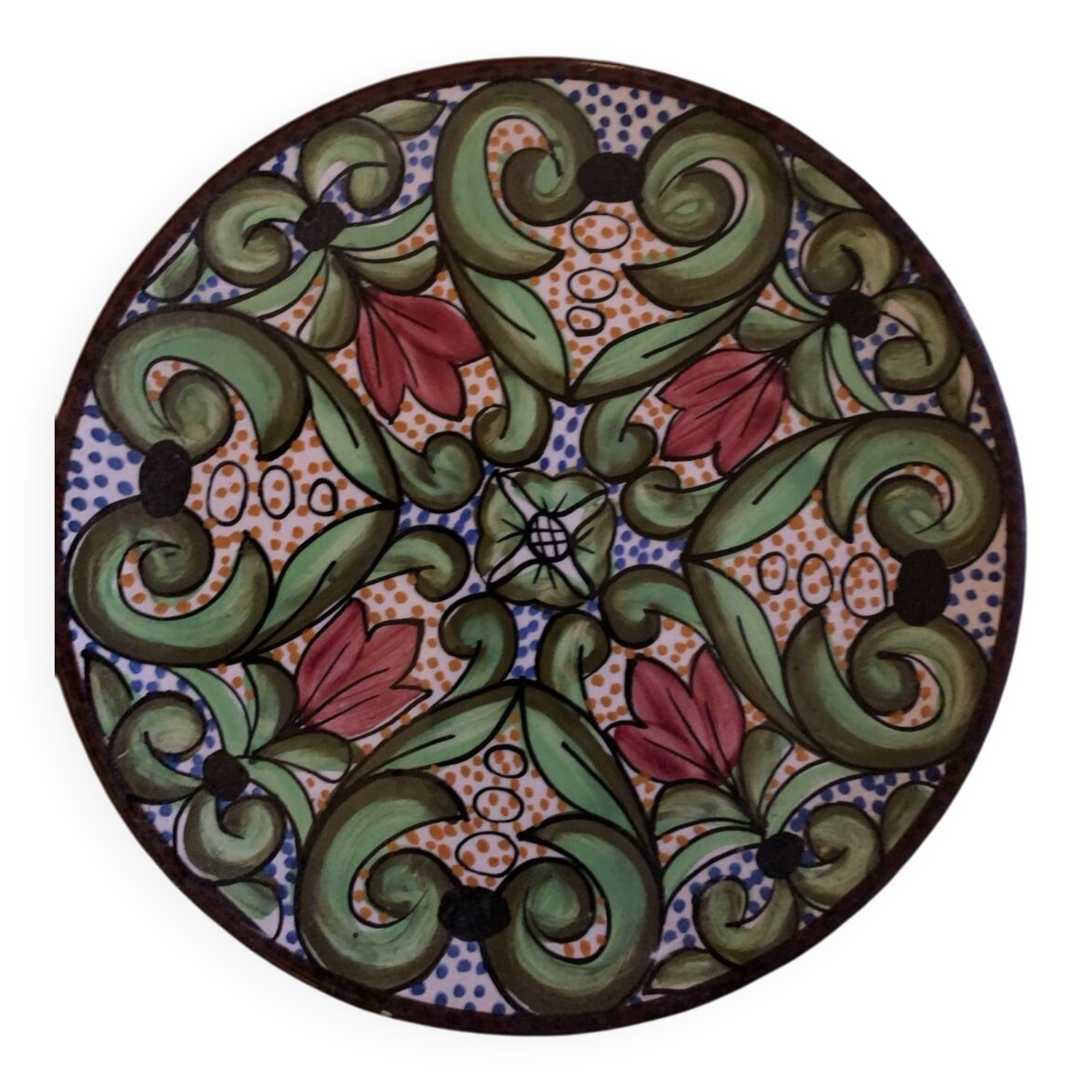 Decorative plate Saljo Crespo