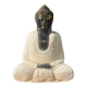 Buddha Meditation Statue Bali - white edition