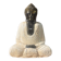 Buddha Meditation Statue Bali - white edition