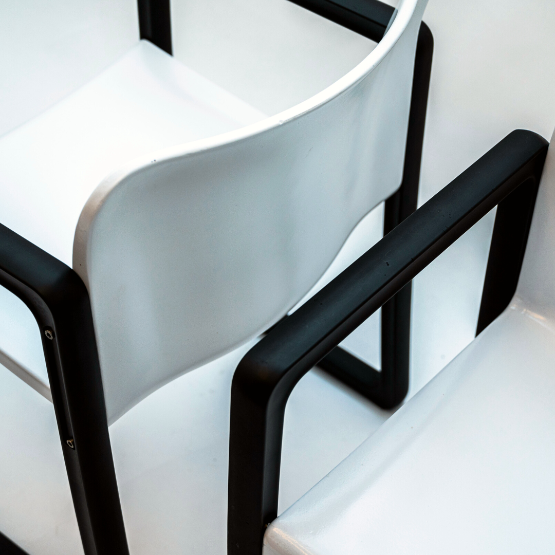 Set of 4 Ypsilon chairs by Just Meijer for Kembo, Holland, 1970s