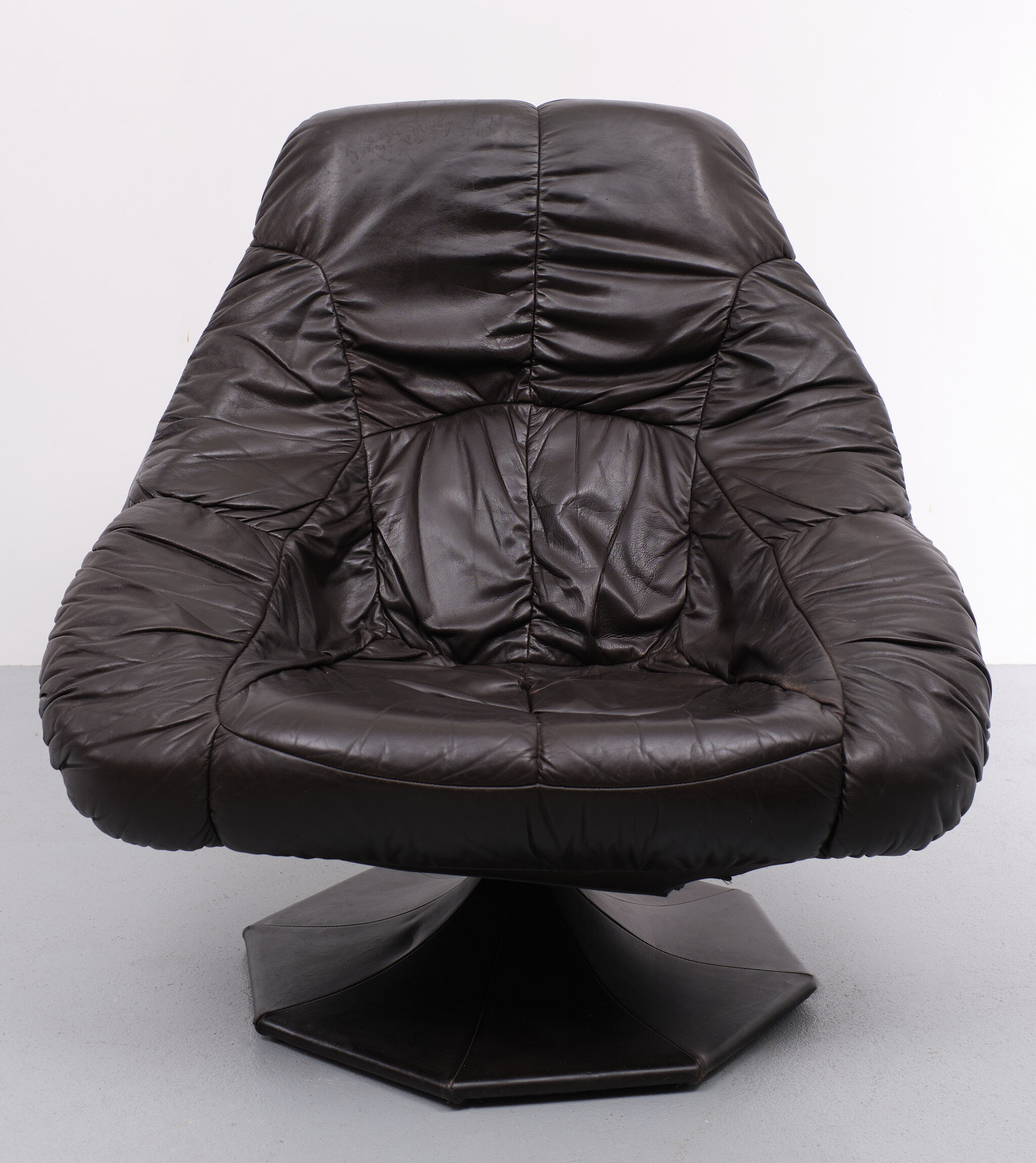 Mocha Color Lounge Chair 1970s