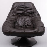 Mocha Color Lounge Chair 1970s