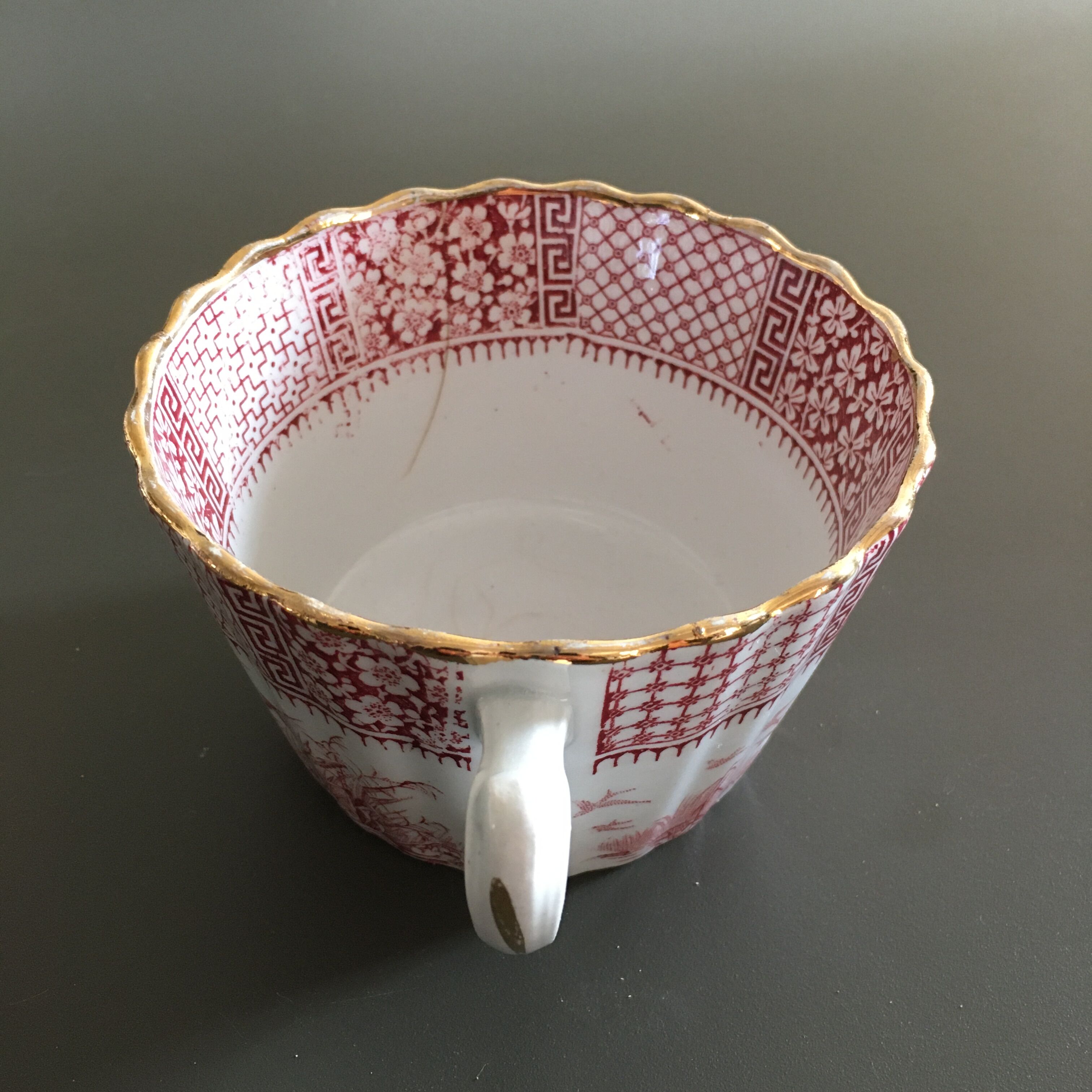 Luneville cup and saucer