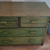 Bamboo chest of drawers