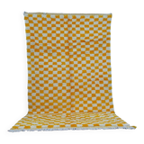 Handmade wool Berber rug 246 x 146 cm