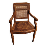 Early 20th century wooden barber's chair