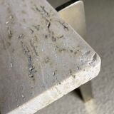 1970 rectangular travertine coffee table