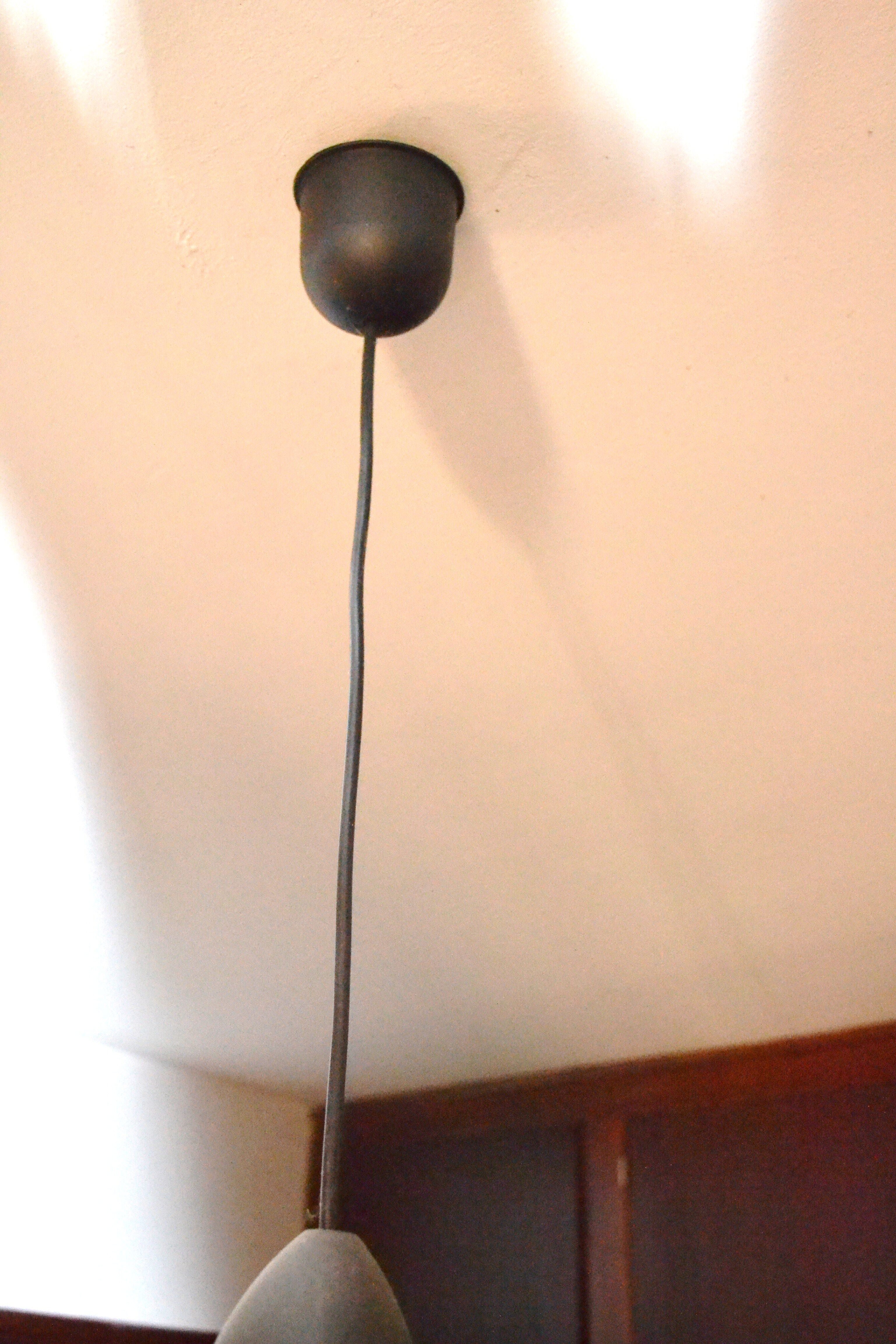 Opaline hanging lamp