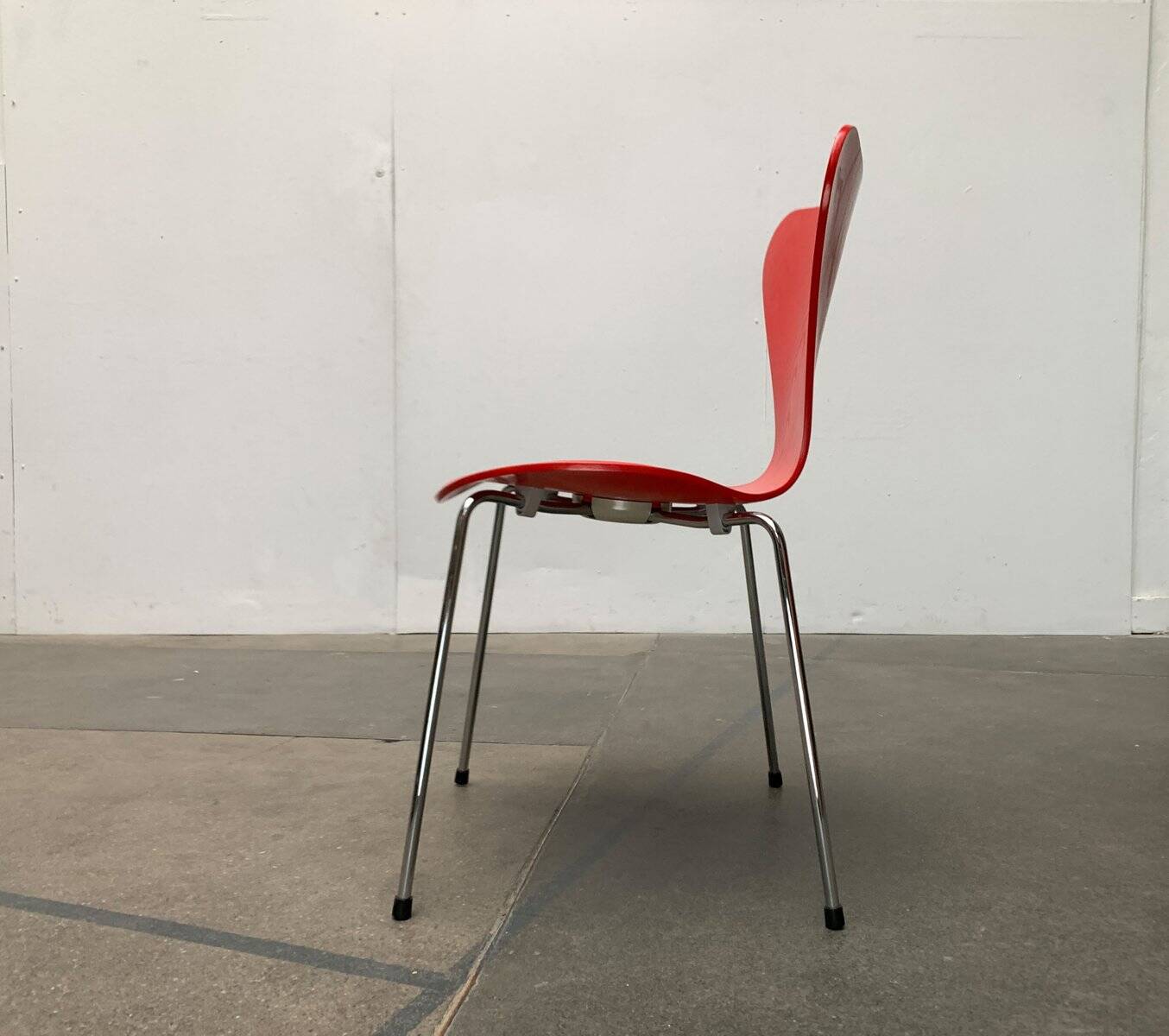 Set of chairs model 3107 by Arne Jacobsen for Fritz Hansen, Denmark, 1997