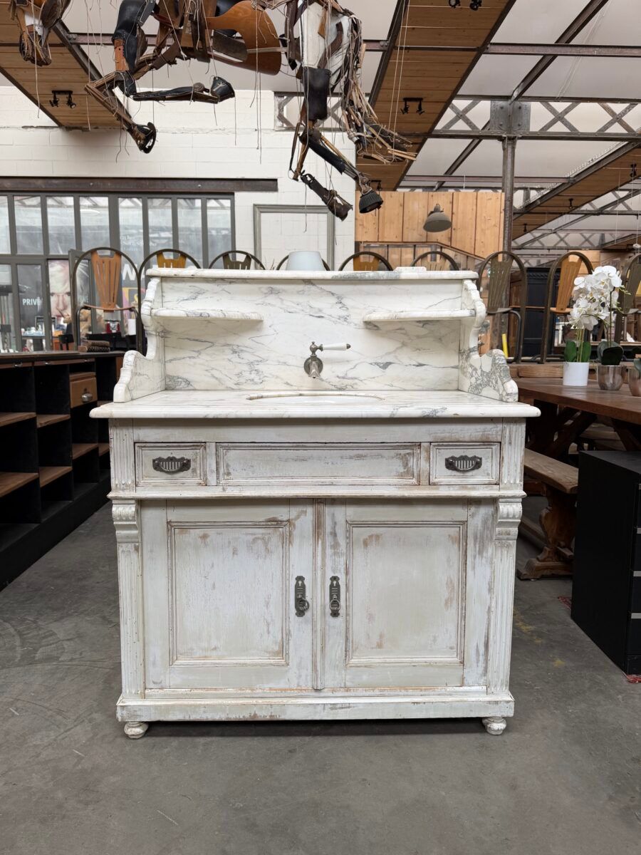 Washbasin furniture from the early 20th century.