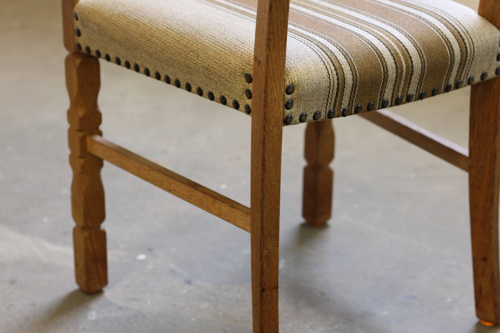 Vintage 1960s Danish Oak Dining Chairs style of Henning Kjærnulf, Denmark