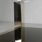 Belgo Chrom coffee table with 2 glass plates, 1970s