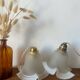 Paire de baladeuses en opaline