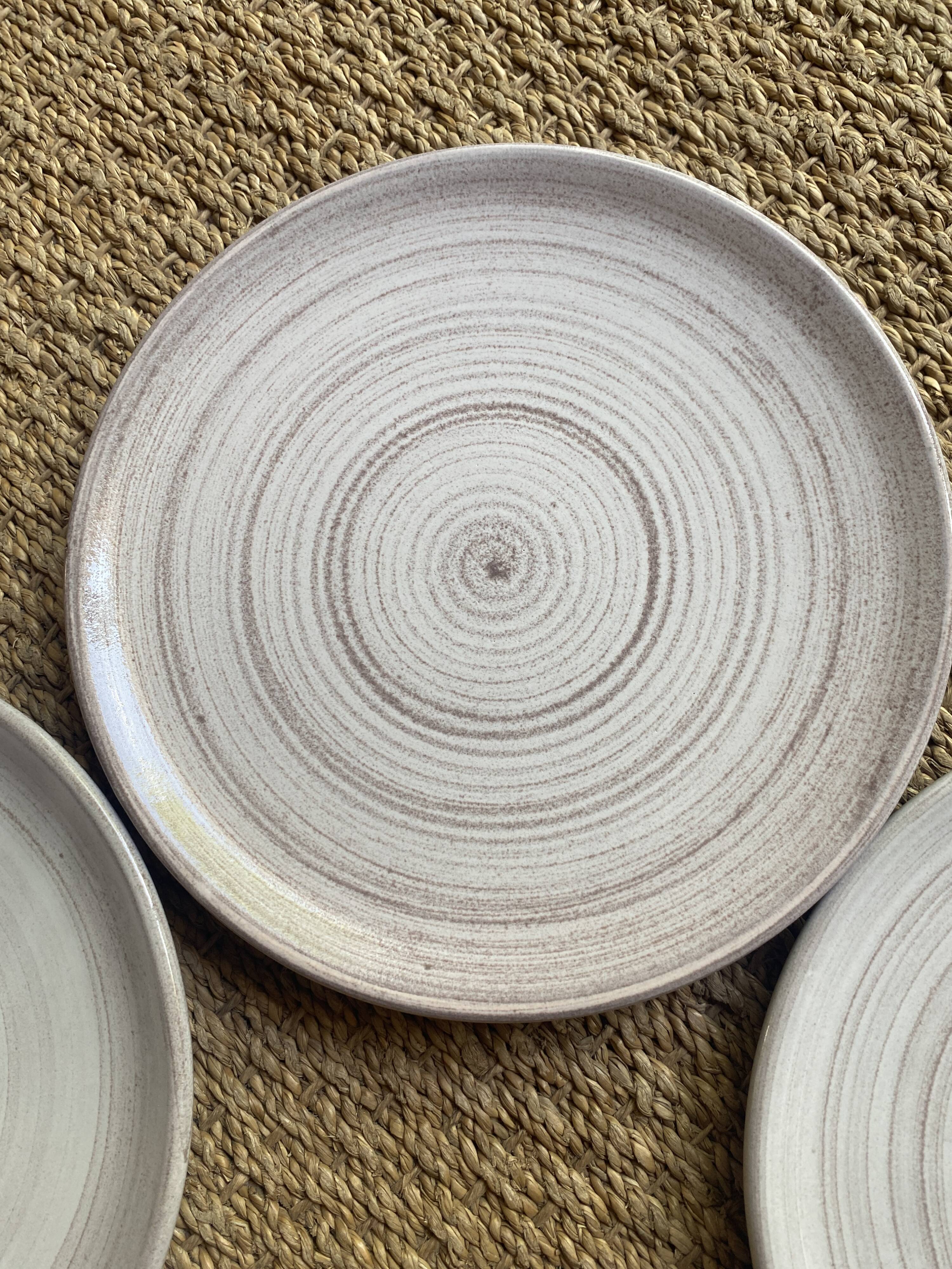 6 Danish ceramic plates