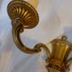 Deux appliques Lucien Gau en bronze
