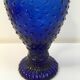 Cobalt blue glass Empoli style carafe
