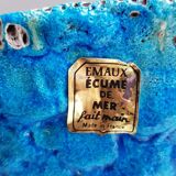 Vase et coupe écume de mer