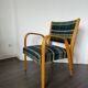 Fauteuil Bow Bois par Hugues Steiner 1950