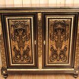Buffet a height of support in marquetry boulle