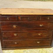 Large and old piece of trade furniture, trouser press.