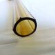 Murano style amber glass soliflore vase