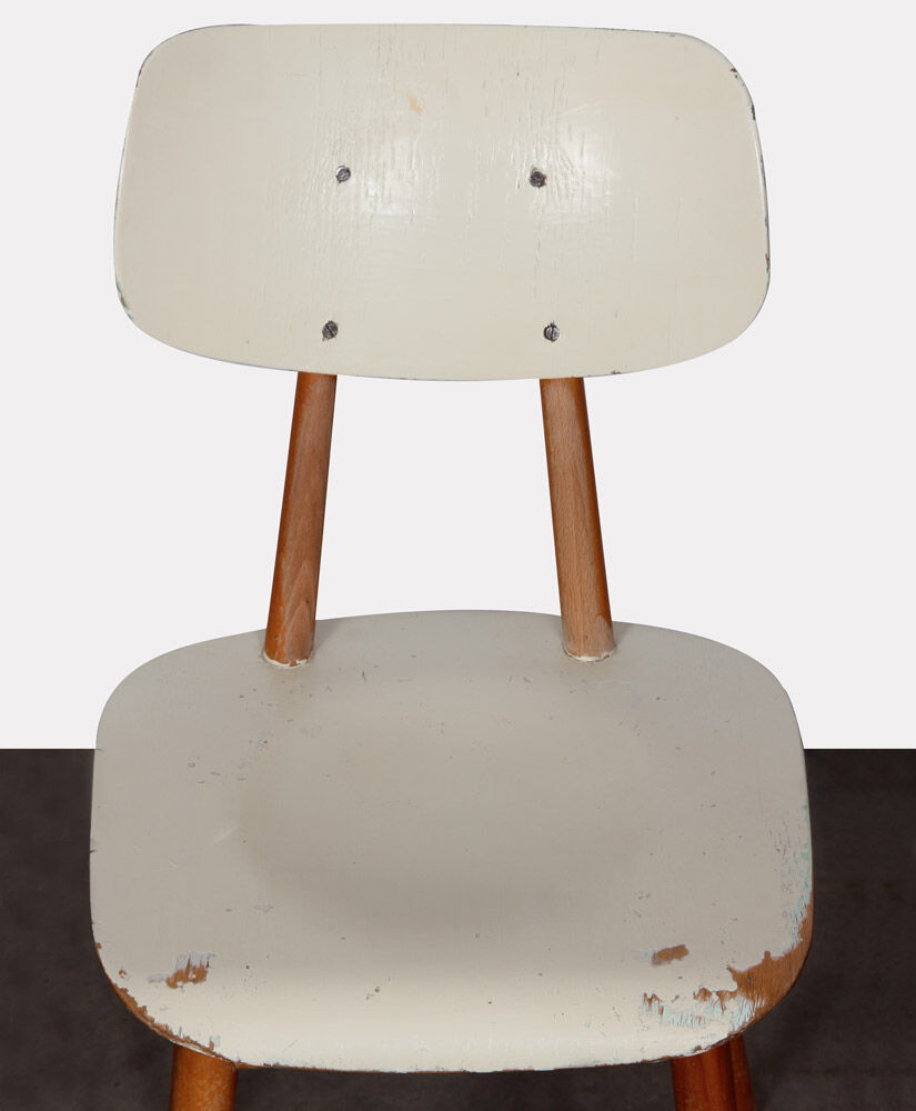 Chaise vintage en bois éditée par Ton, 1960
