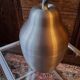 Seau à glace des années 70 poire en aluminium brossé made in Italy