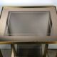 Bout de canapé table d'appoint vintage 70'S en verre et laiton